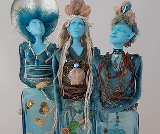 Art Doll BOMBAY SAPPHIRE Gin bottle