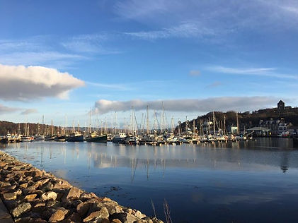 tarbet harbour views