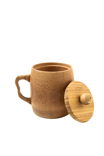 BAMBOO CUP WITH LID & HANDLE | BambooVision