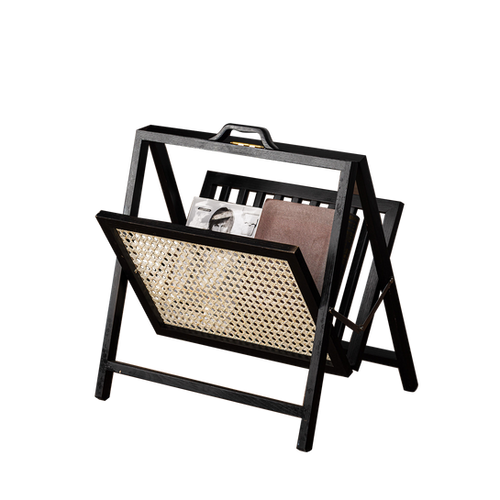 RATTAN WICKER MAGAZINE SHELF BambooVision