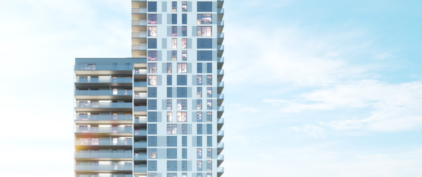 Myral condo tower in Longueuil Quebec