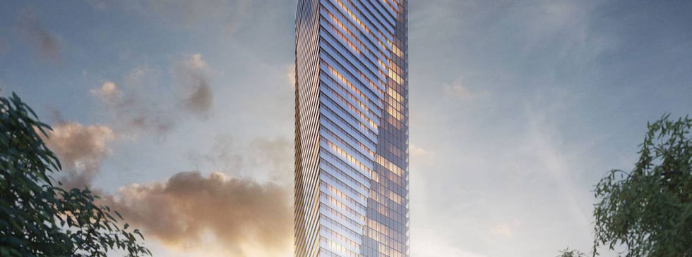 Victoria sur le Parc tower in Old Port Montreal