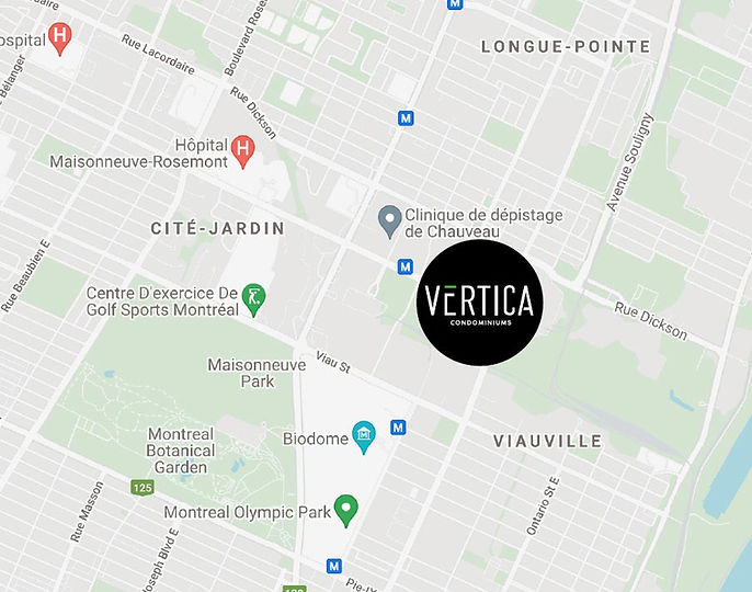 Vertica condo location