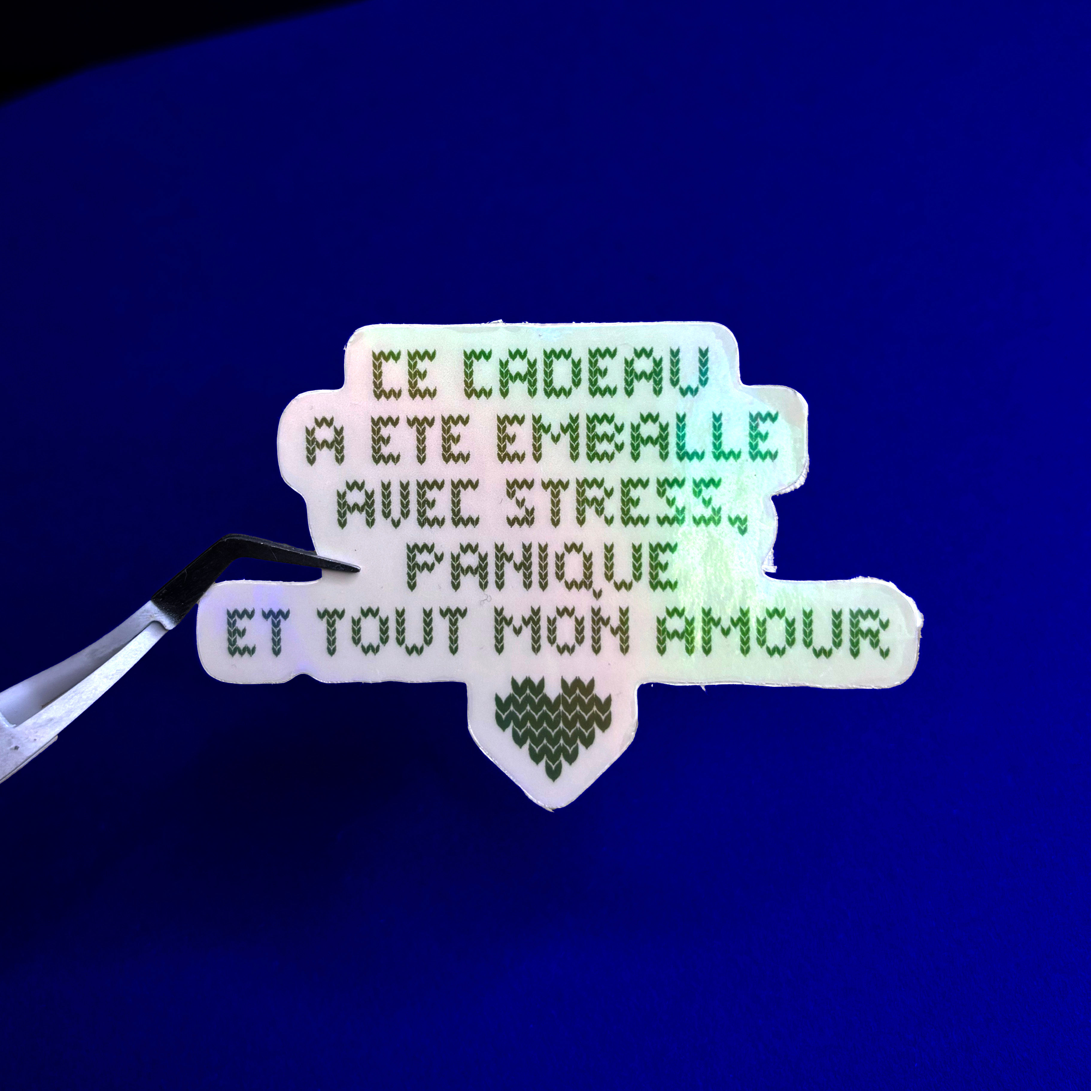 Stickers Noël - Cadeau emballé ...