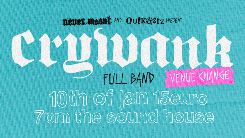 Crywank Full Band at The Sound House 