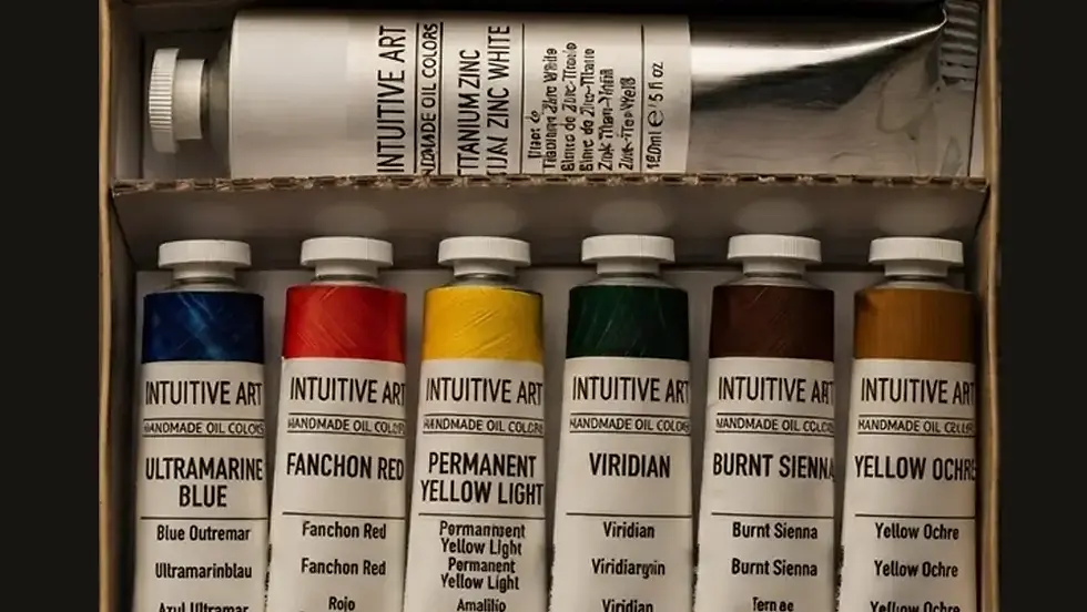 OIl palette painting