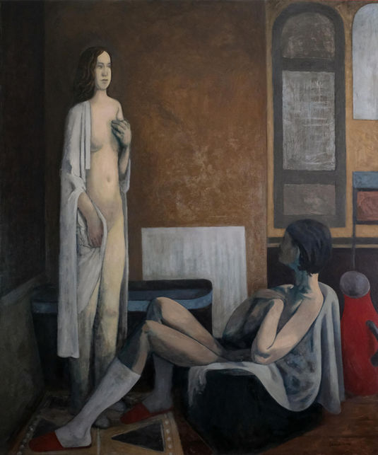 Women after a bath
oil on canvas 120 x 100 cm
2024