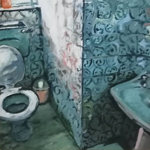 Marli Steyl's Blue Bathroom