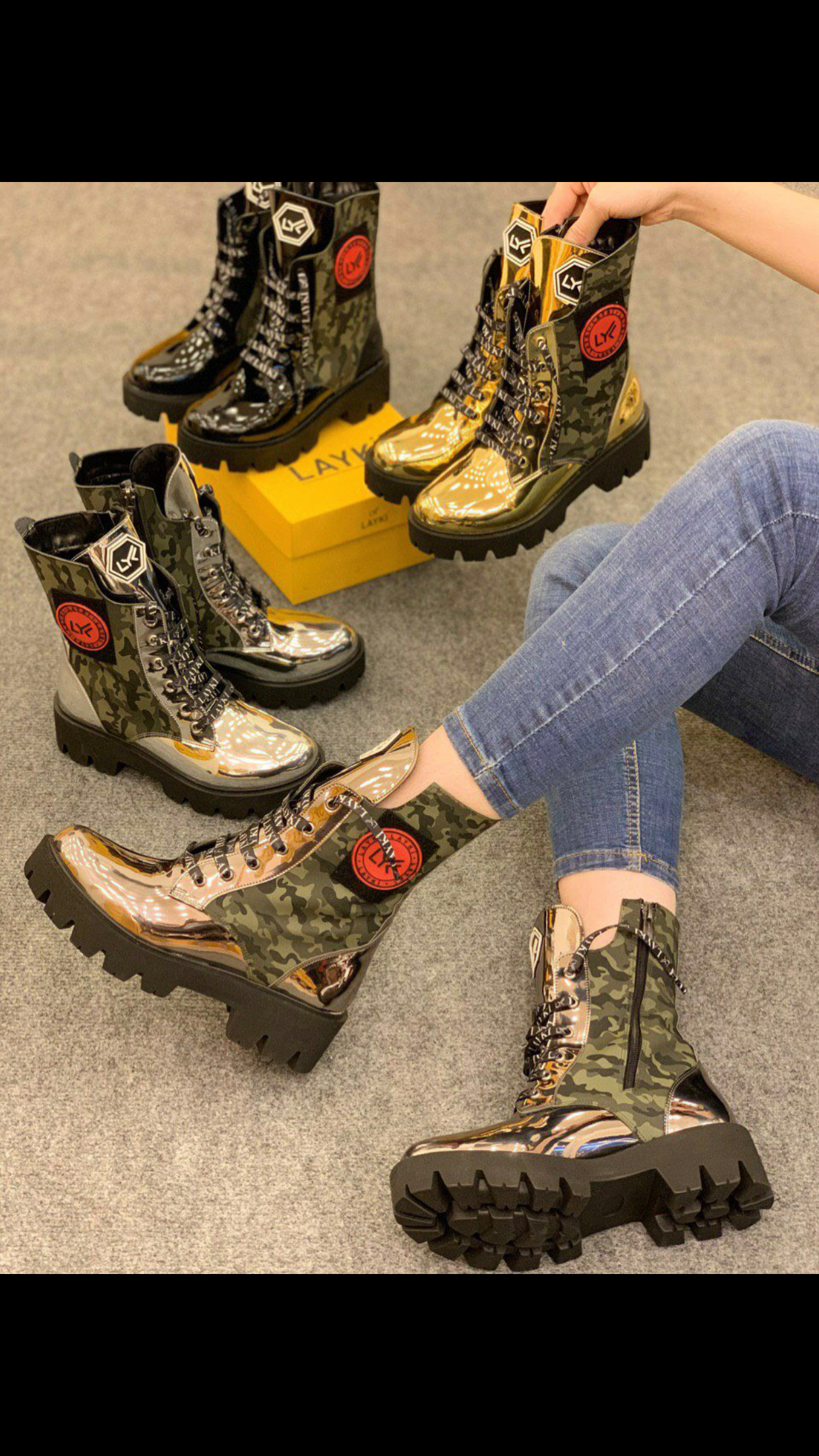 Layki's Combat Boots