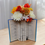 Thumbnail: Whimsical Kids' World Almanac Book Bouquet -- playful vintage floral gift