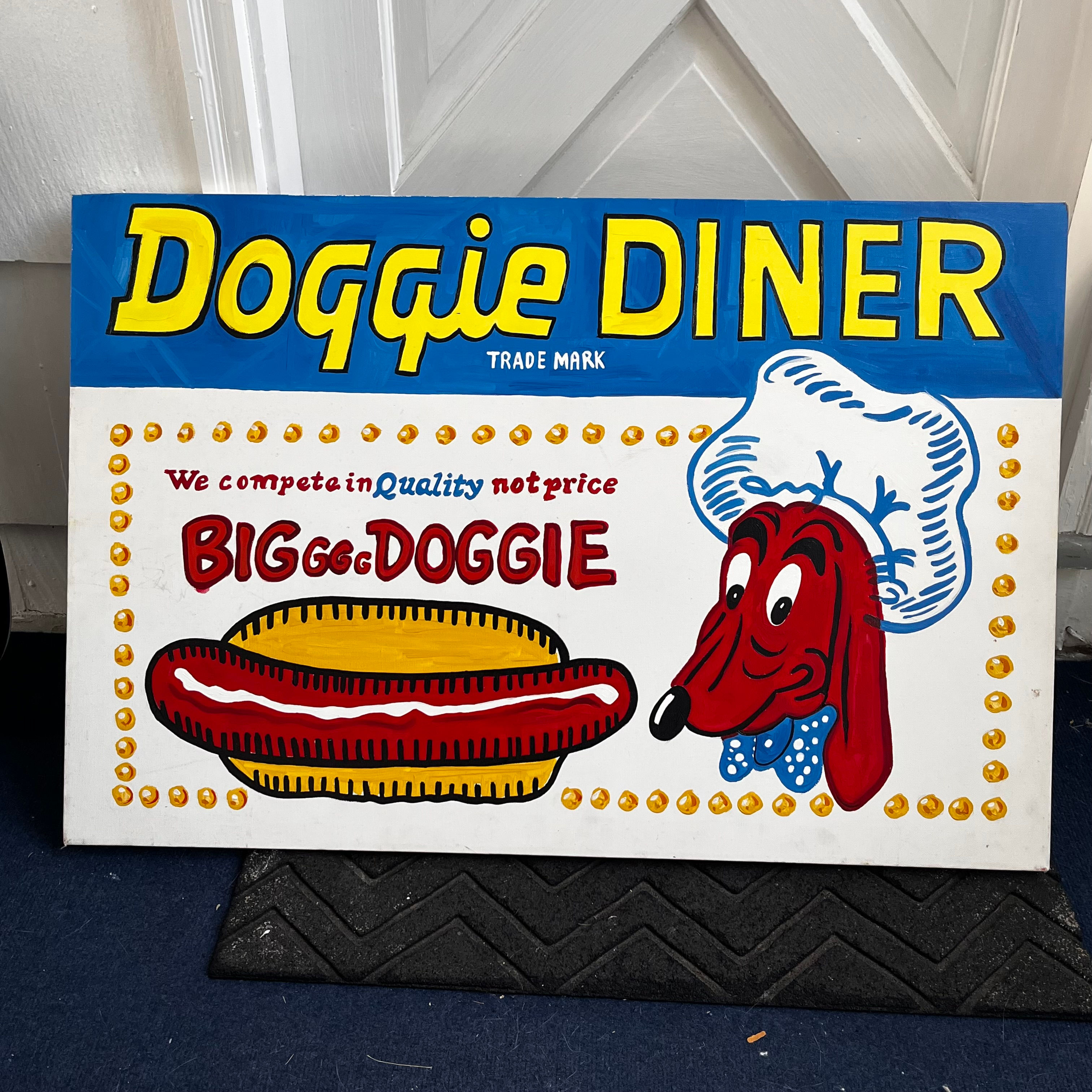 Doggie Diner (oil on canvas)