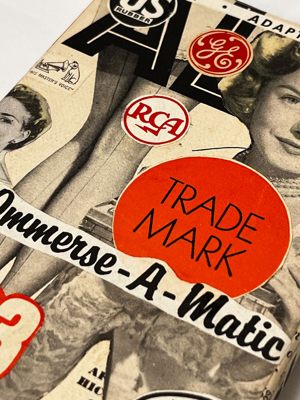 Thumbnail: Vintage Paper on Canvas Collage Immerse-A- Matic 5x7 inch mini