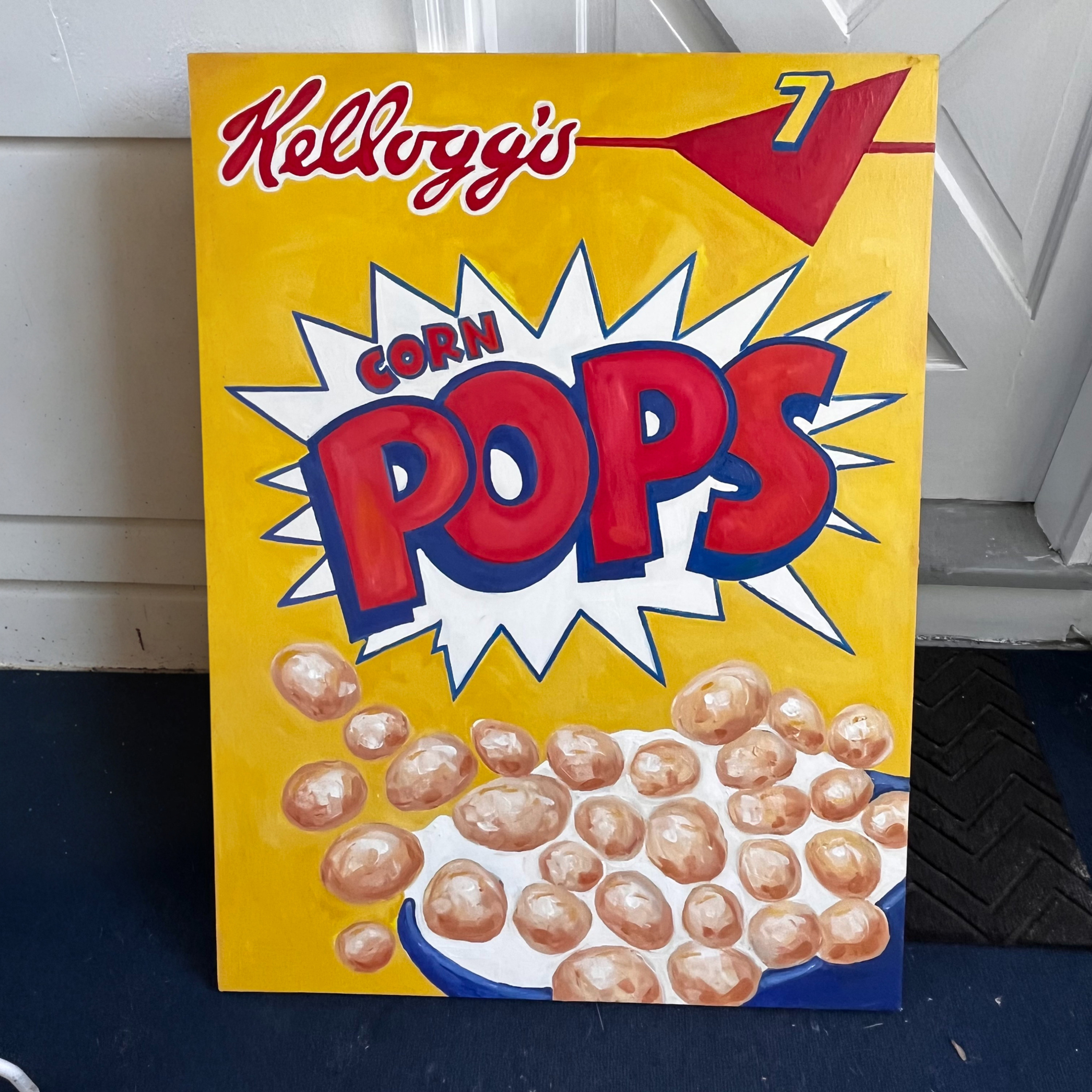CORN POPS !! (oil on canvas)