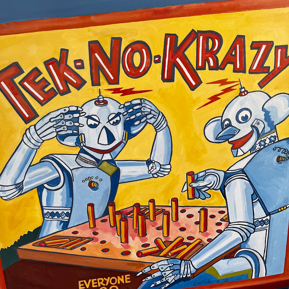 Thumbnail: Tek - No -  Krazy (oil on canvas)