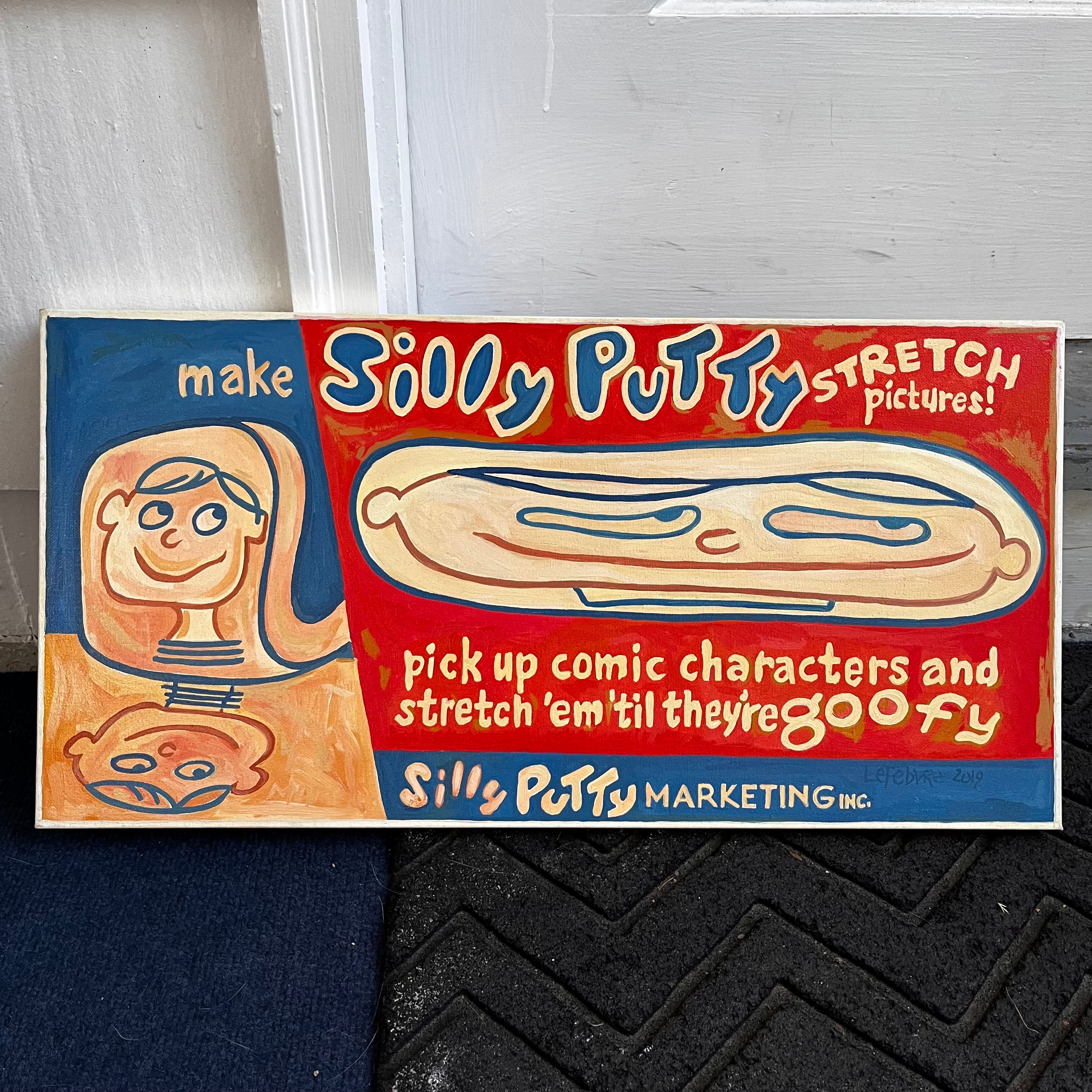 Silly Putty Buddy (oil on canvas)