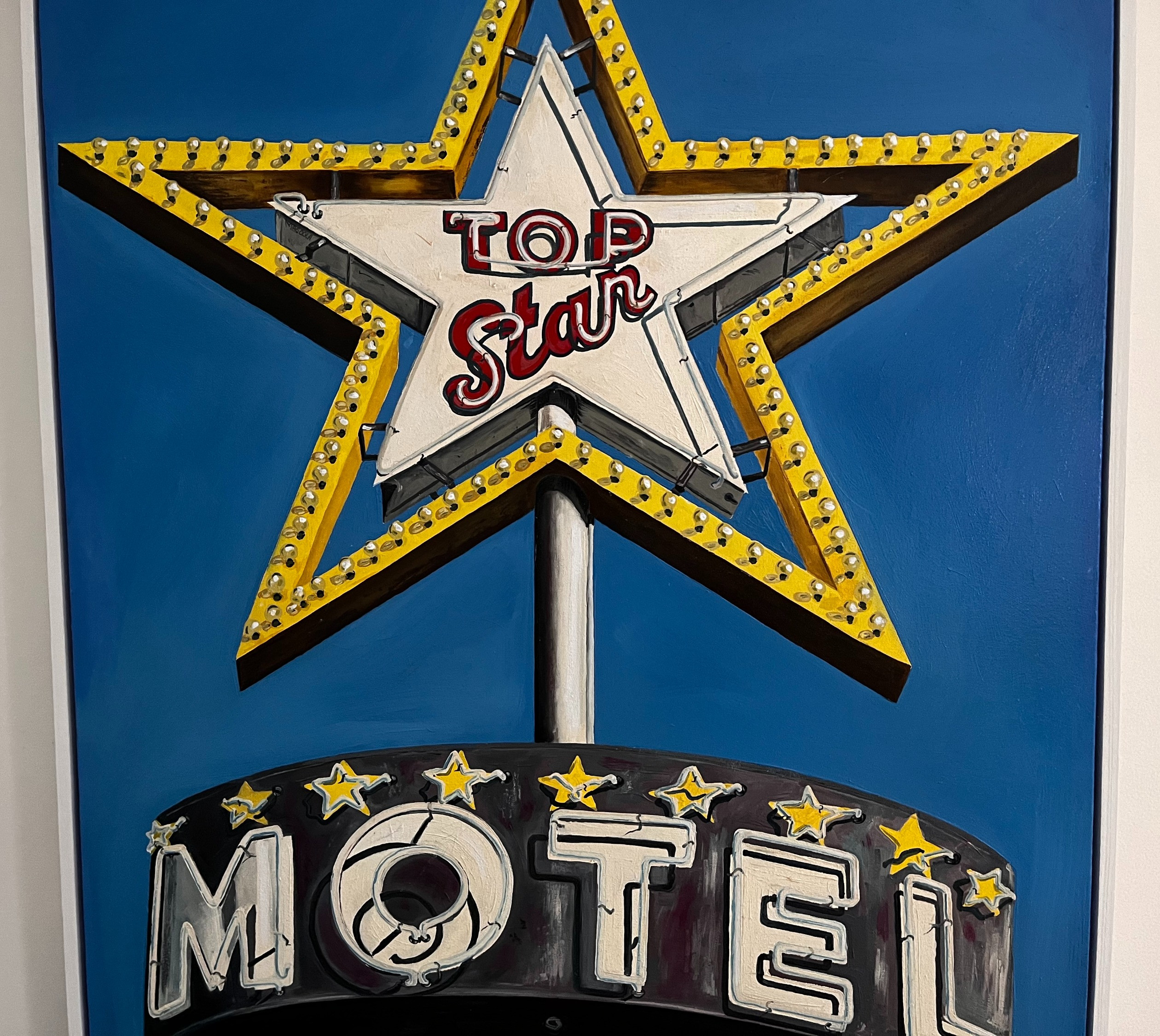 Top Star Motel (oil on canvas)