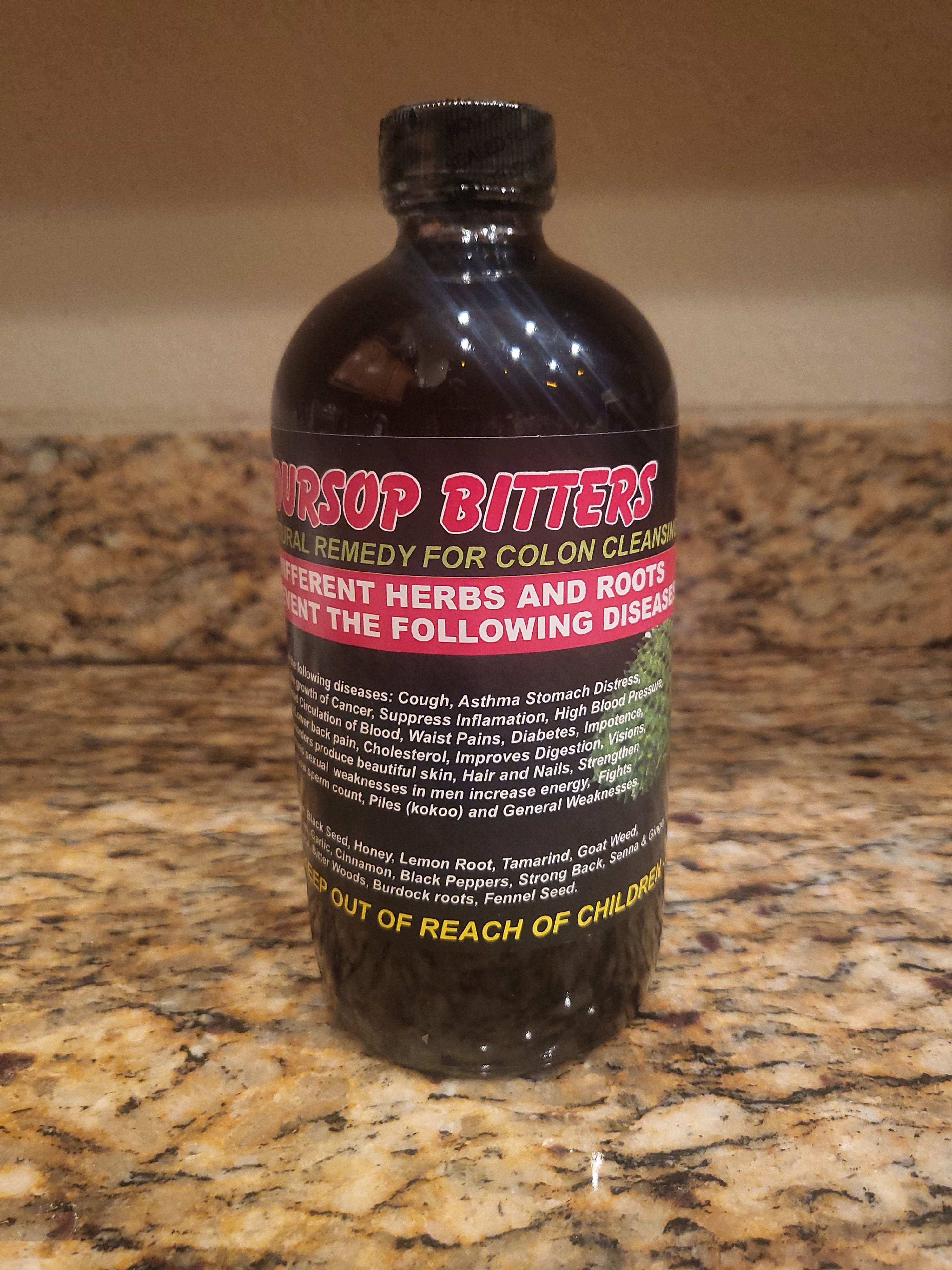 Sour Sop Bitters 16 oz
