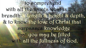 The dimensions of God's love Part 2