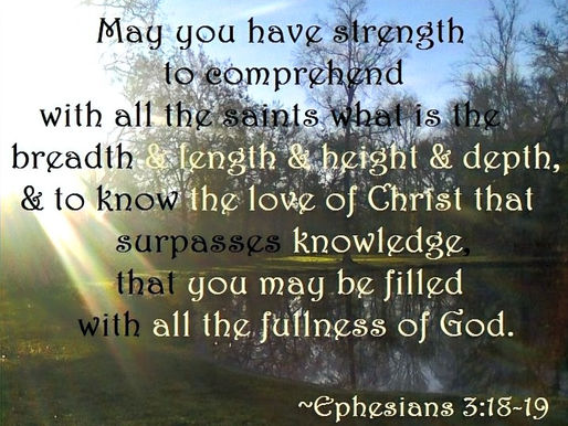 The dimensions of God's love Part 2