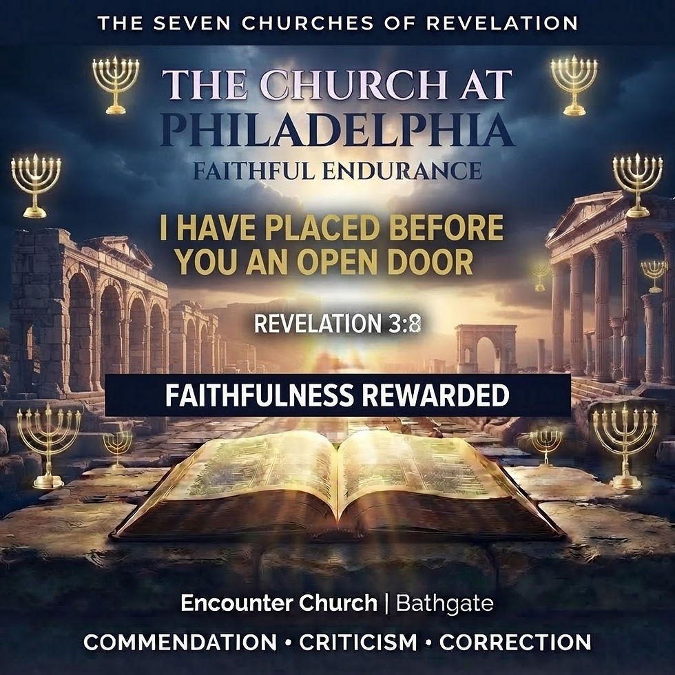 No. 6 Philadelphia The Faithful Church and the Open Door