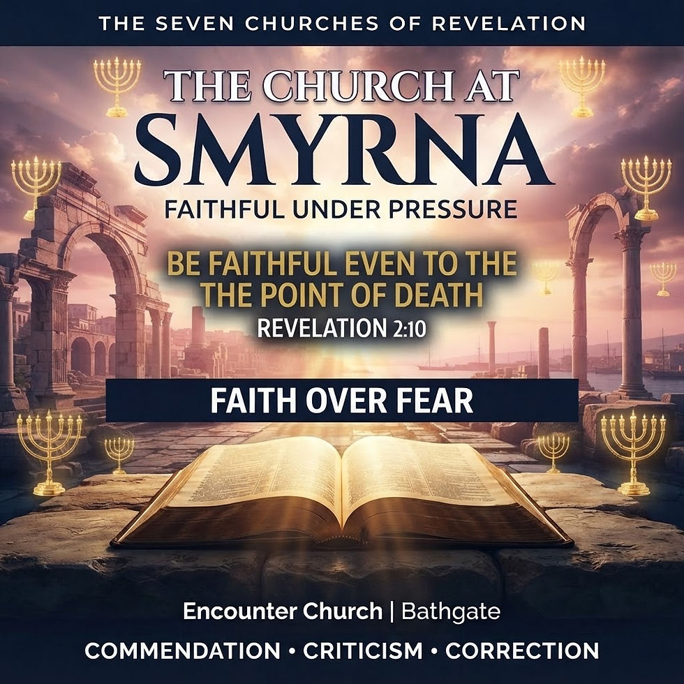 THE CHURCH THAT SUFFERED WELL-The Church at Smyrna