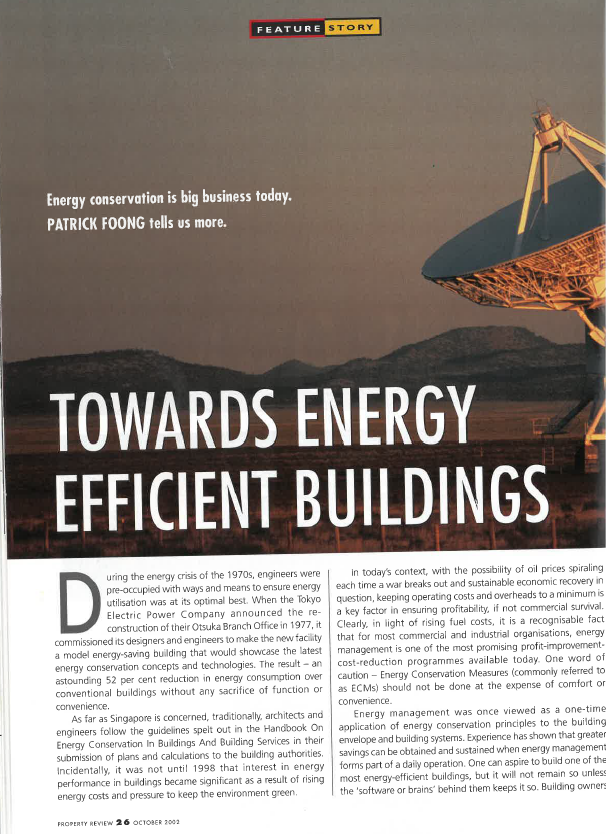 Towards Energy Efficient Building