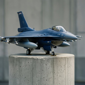 F-16 Static Display Integration