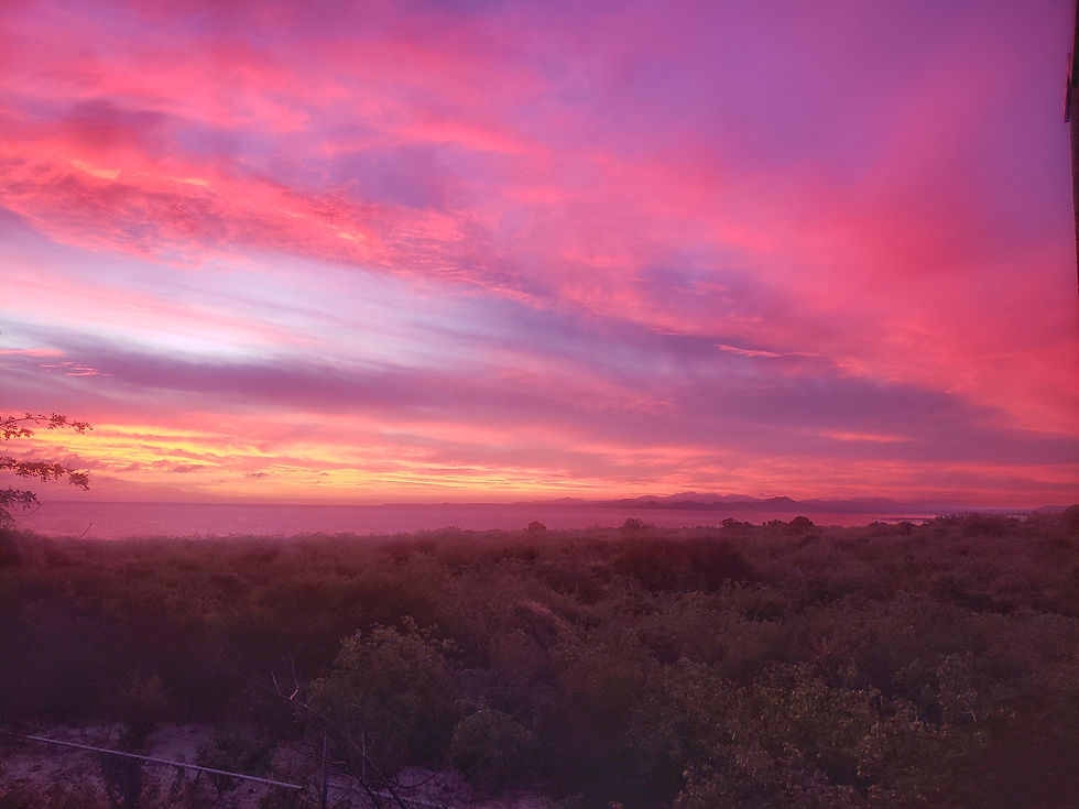 the landing tee pee los barriles sunrise