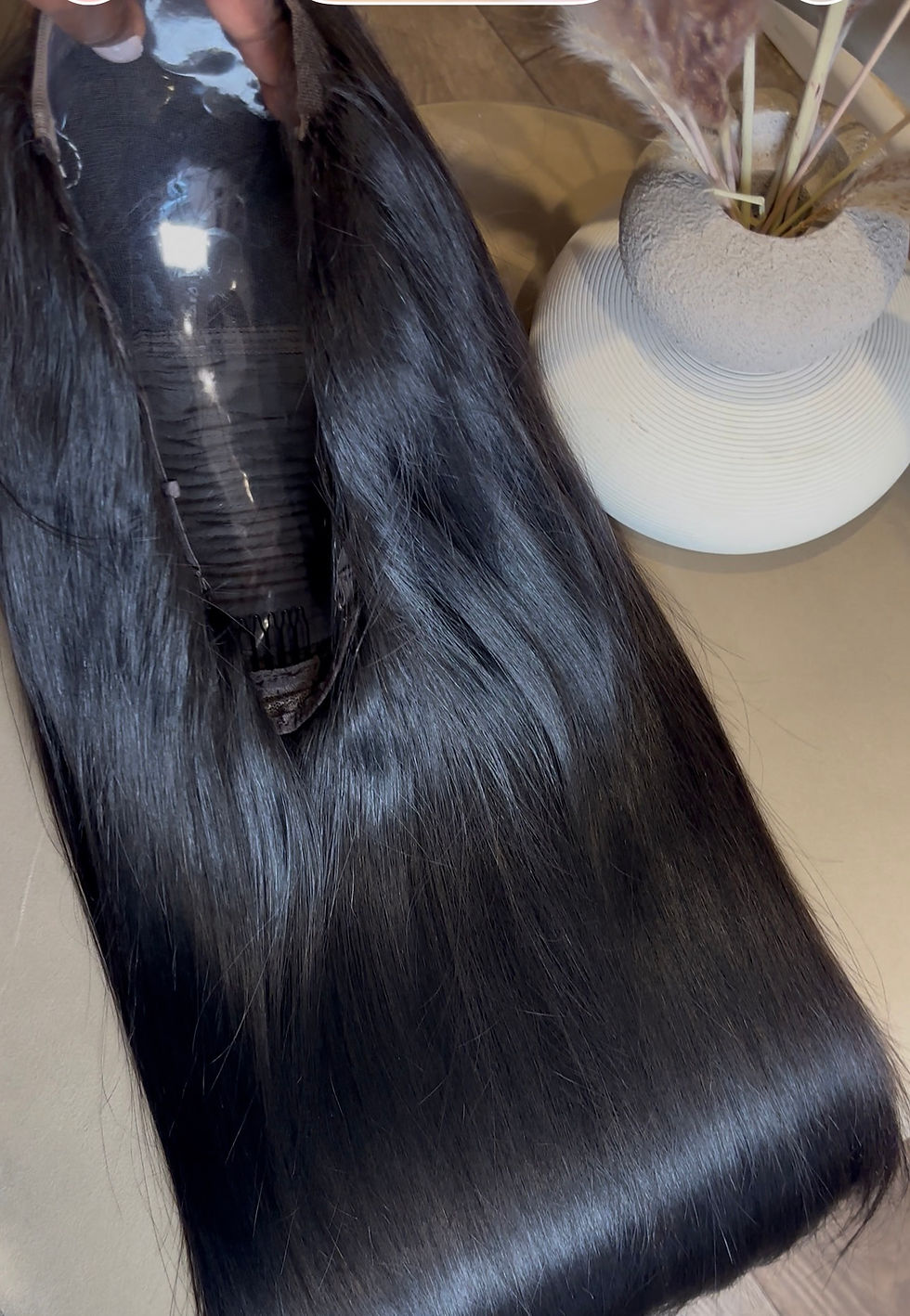 Thumbnail: 6x6 HD Virgin Straight 200% density wigs
