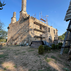 Reprise des maçonneries du château