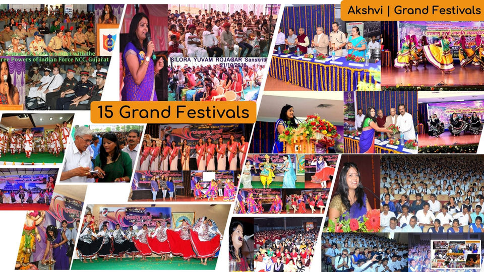 Vipra Goyal's mother, Dr. Neelam Goyal (Bharat kee Parmanu Saheli) organizing grand festivals across India