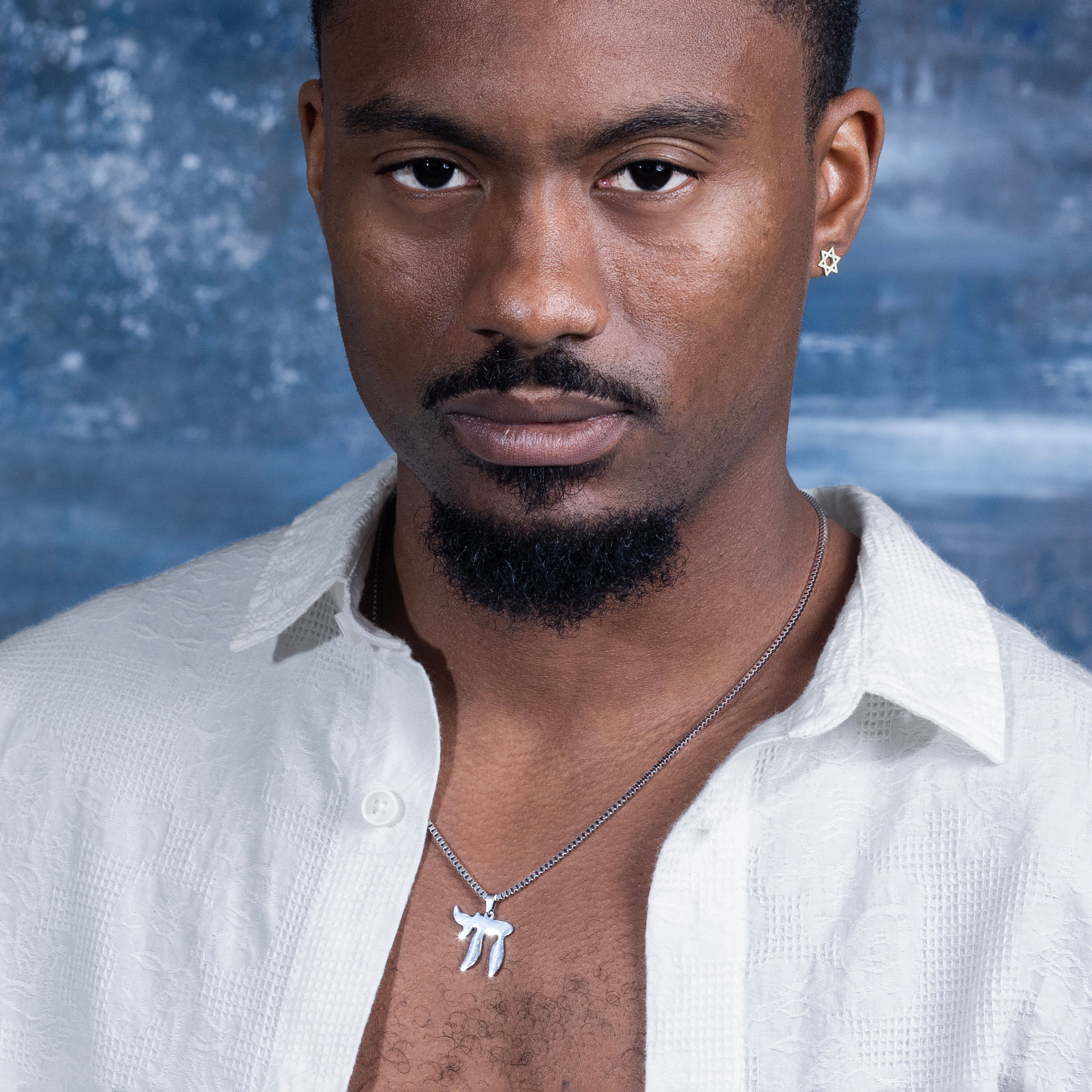 שרשרת חי לגבר - שרשרת עם תליון ״חי״ מעוצב