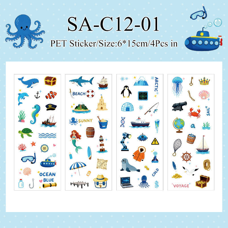 Thumbnail: 4 PIECES OF CUTE PET STICKERS