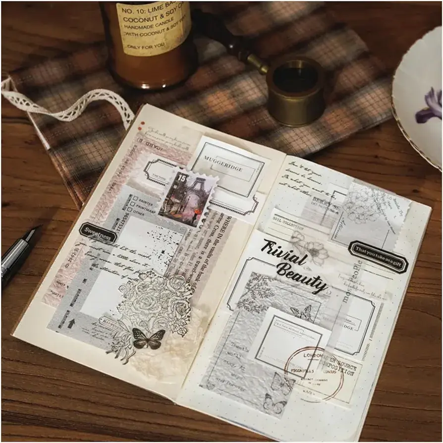 Thumbnail: 15 PIECES RETRO SERIES LONG MATERIAL DECO