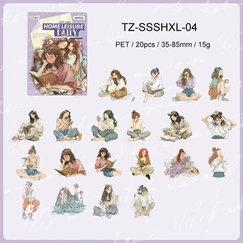 Thumbnail: 20 PCS COMFORT LIVING SERIES STICKERS