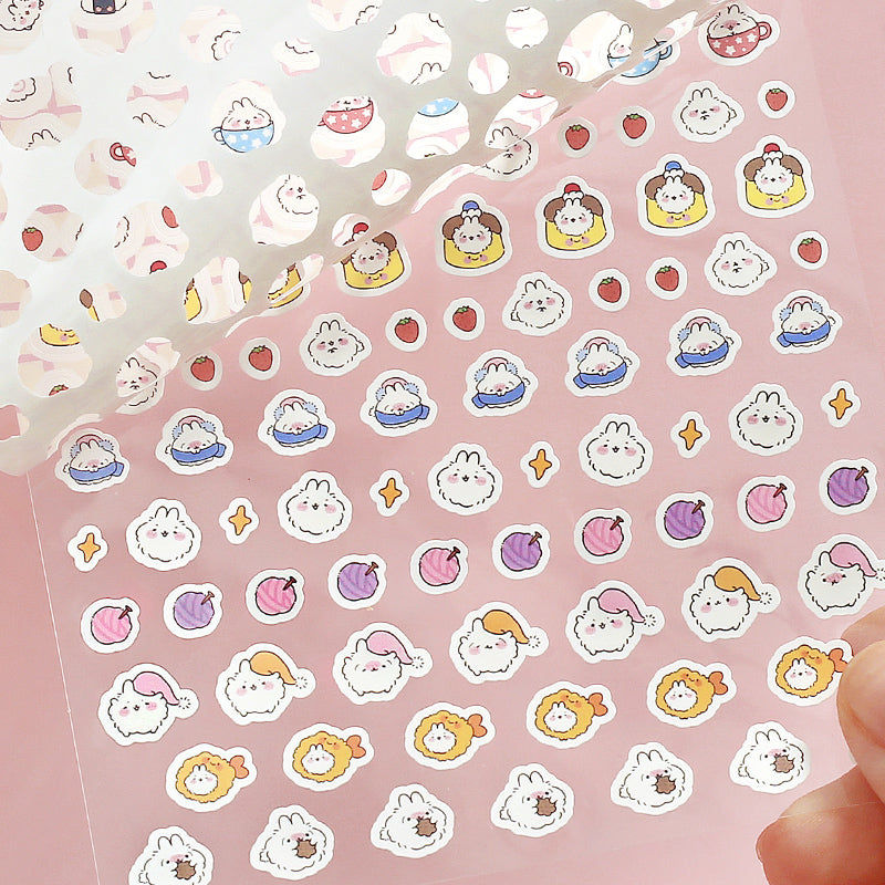 Thumbnail: 1 PIECE KOREAN CUTE STICKER SHEET