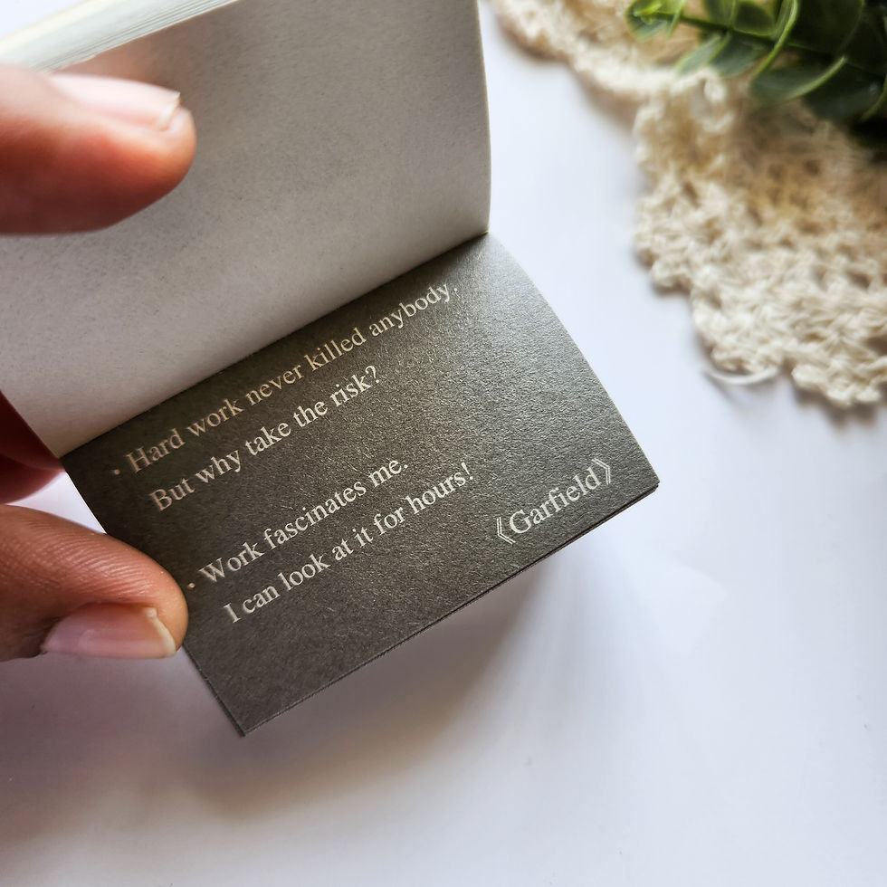 Thumbnail: MINI QUOTES BOOK