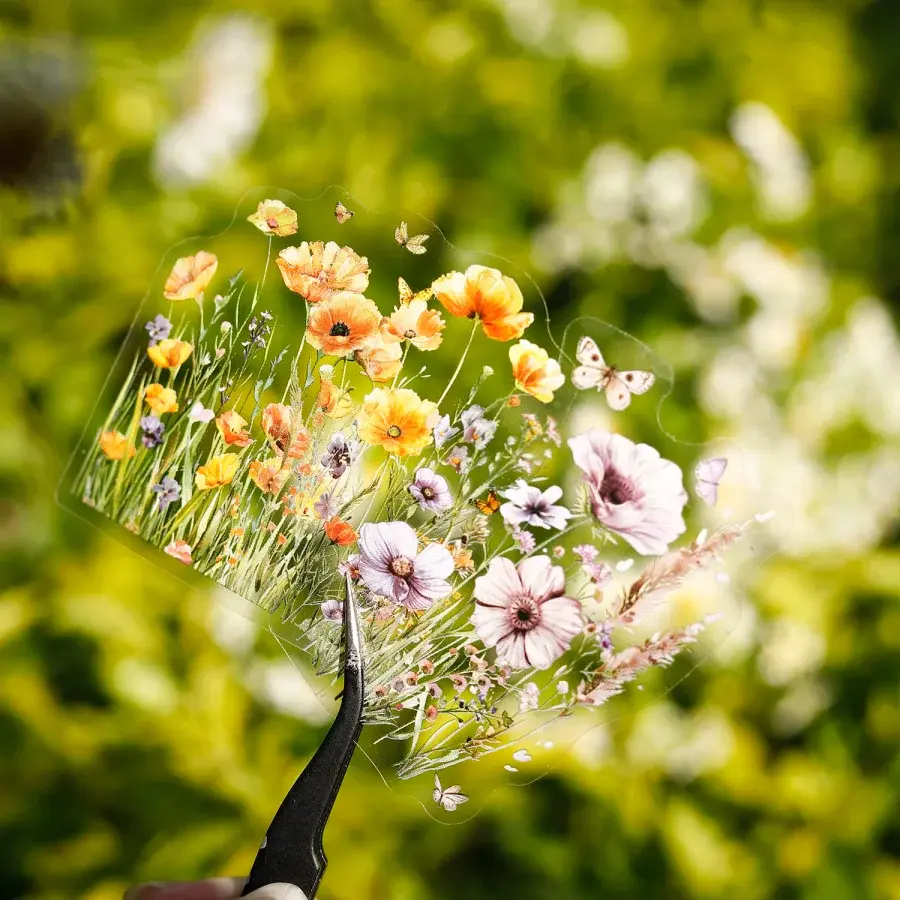 Thumbnail: 10 PCS ROMANTIC SERIES OF WILDFLOWER STICKER