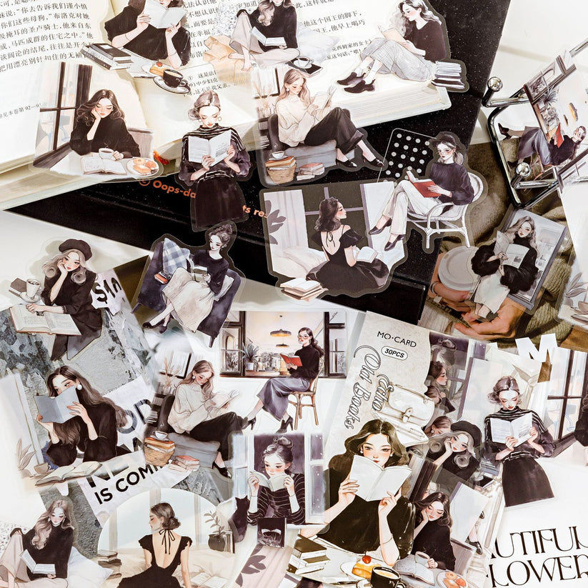 Thumbnail: 30 PCS READING TIME SERIES STICKER