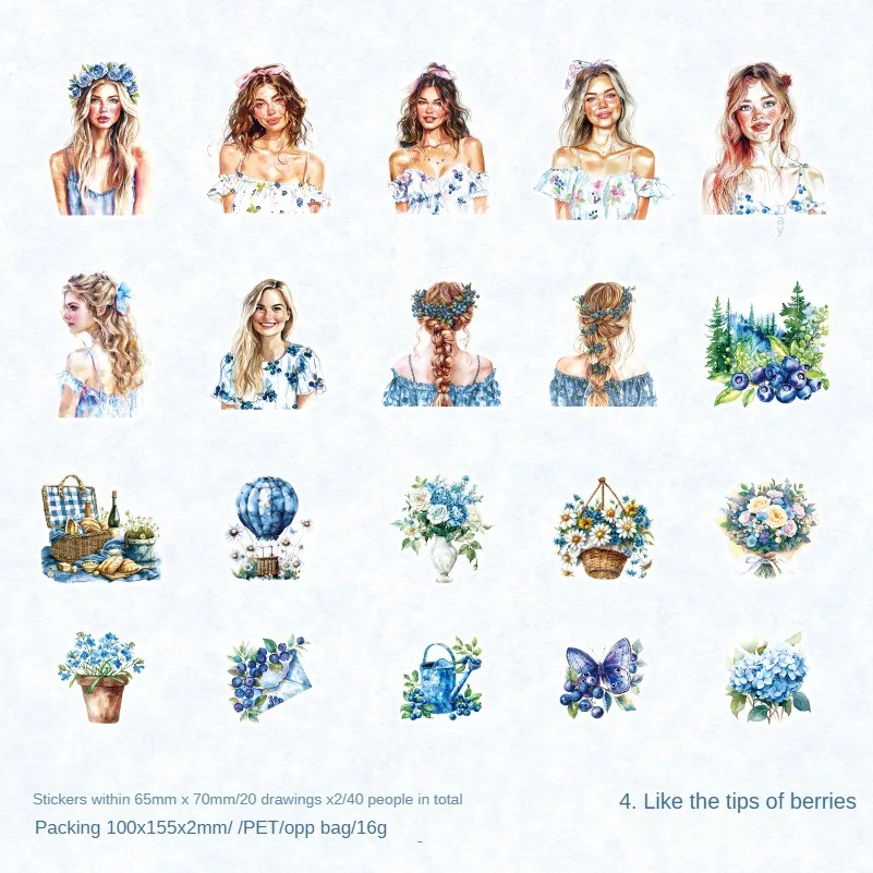 Thumbnail: 40 PCS CHARACTER SERIES STICKER
