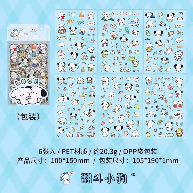 Thumbnail: 6 SHEETS KOREAN CARTOONS SERIES STICKERS