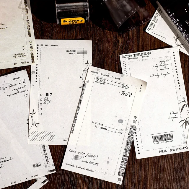 Thumbnail: 80 PCS RETRO HAND SERIES MEMOPAD