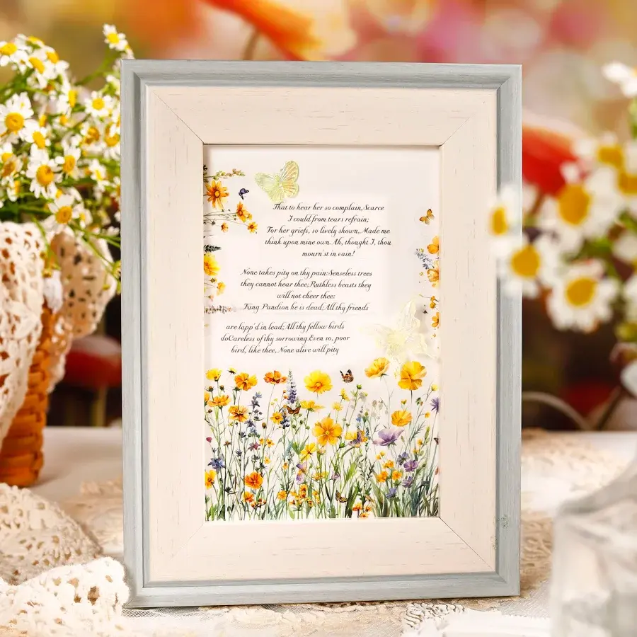 Thumbnail: 10 PCS ROMANTIC SERIES OF WILDFLOWER STICKER