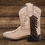Thumbnail: TuffRider Children's Tan Fringe Boots for Little Rodeo Enthusiasts