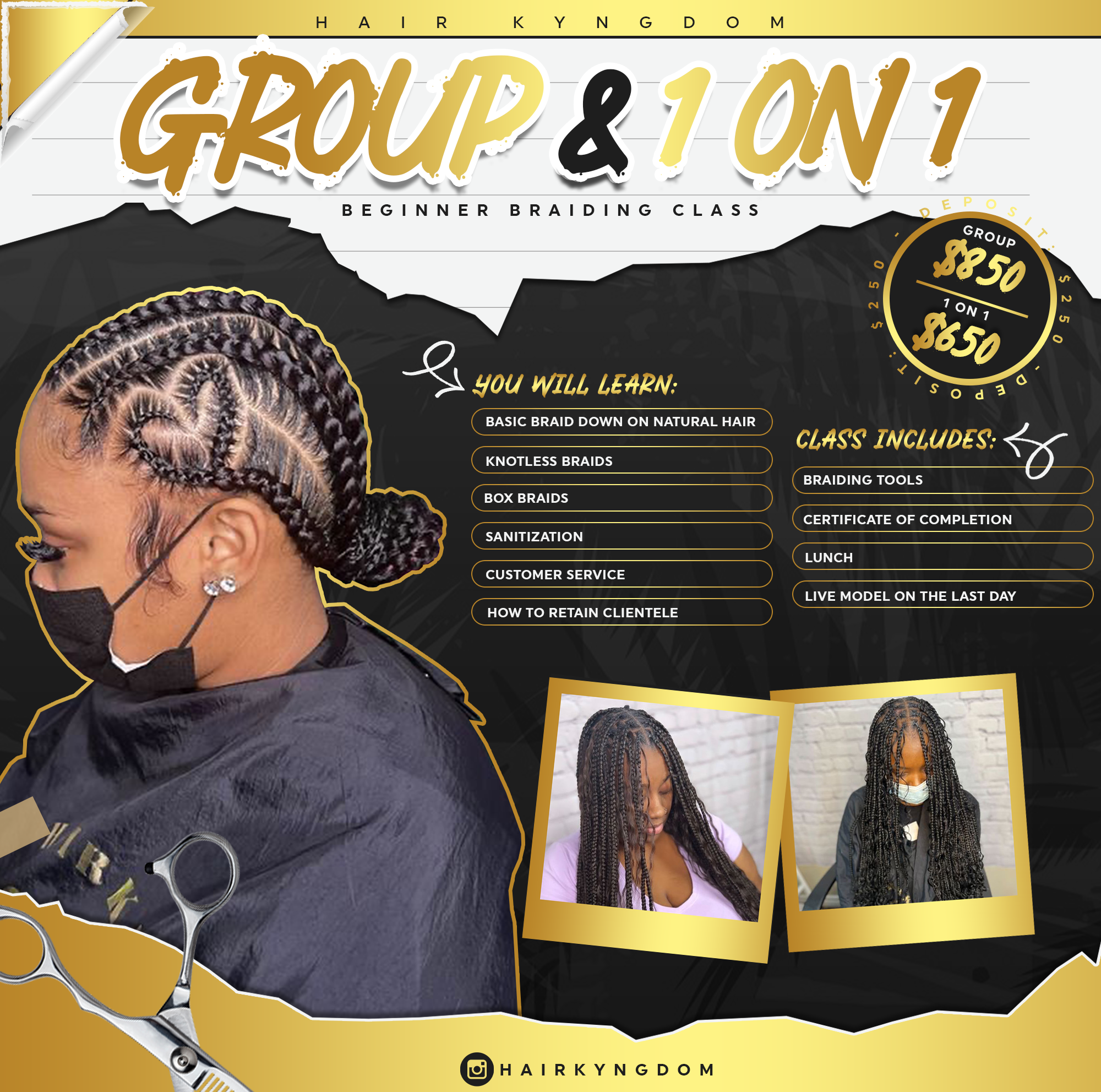 E-flyers and Instagram Posts