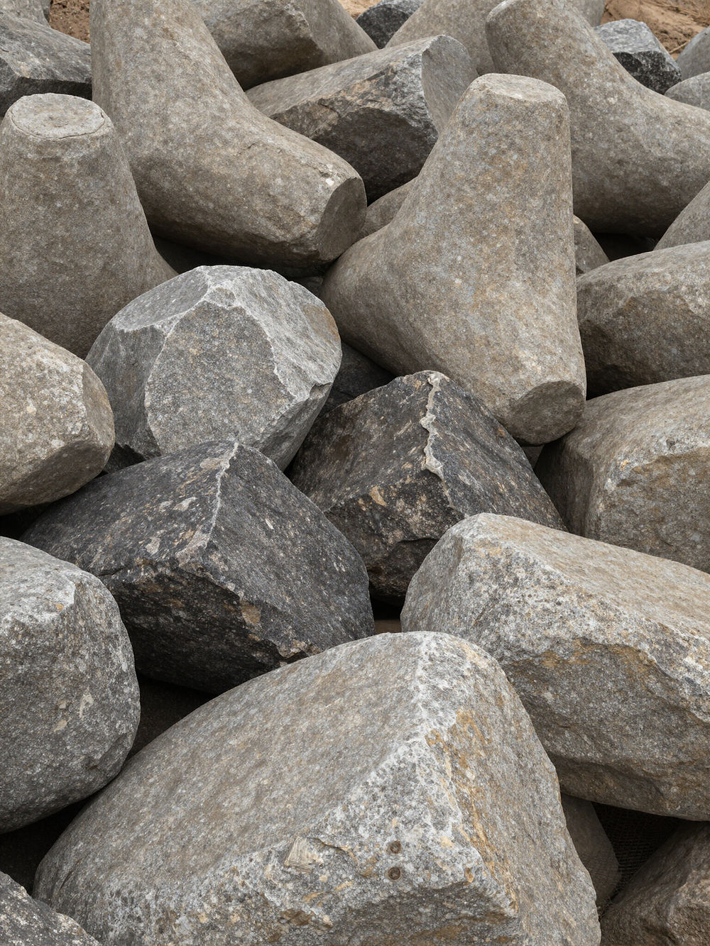 Pile of large rocks