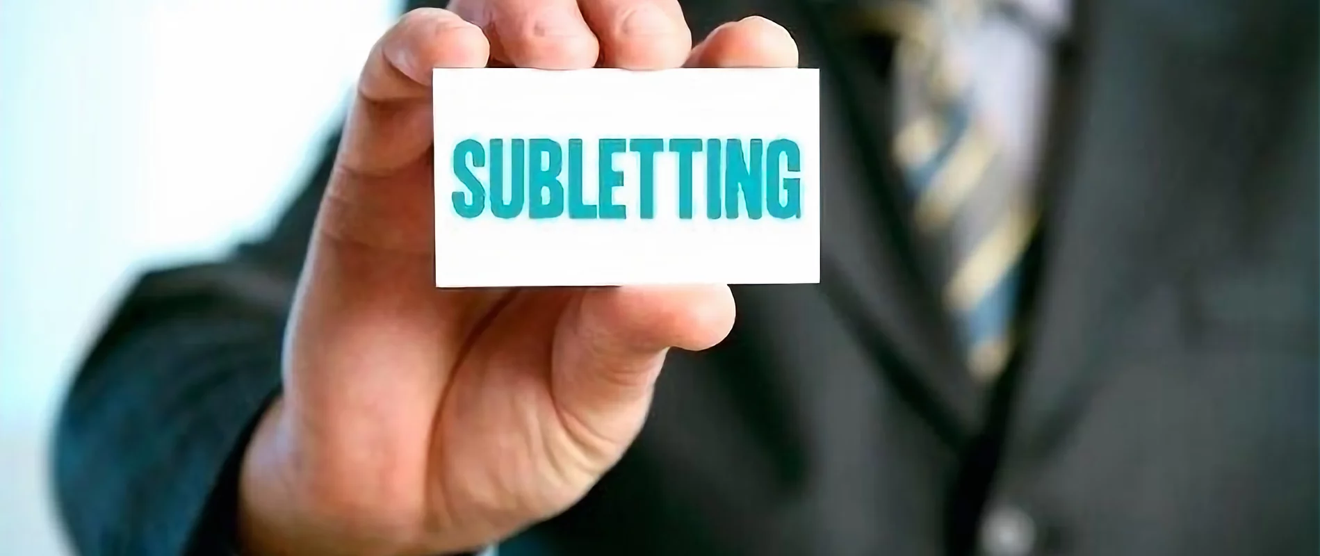 SUBLETTING JT's Real Estate Man