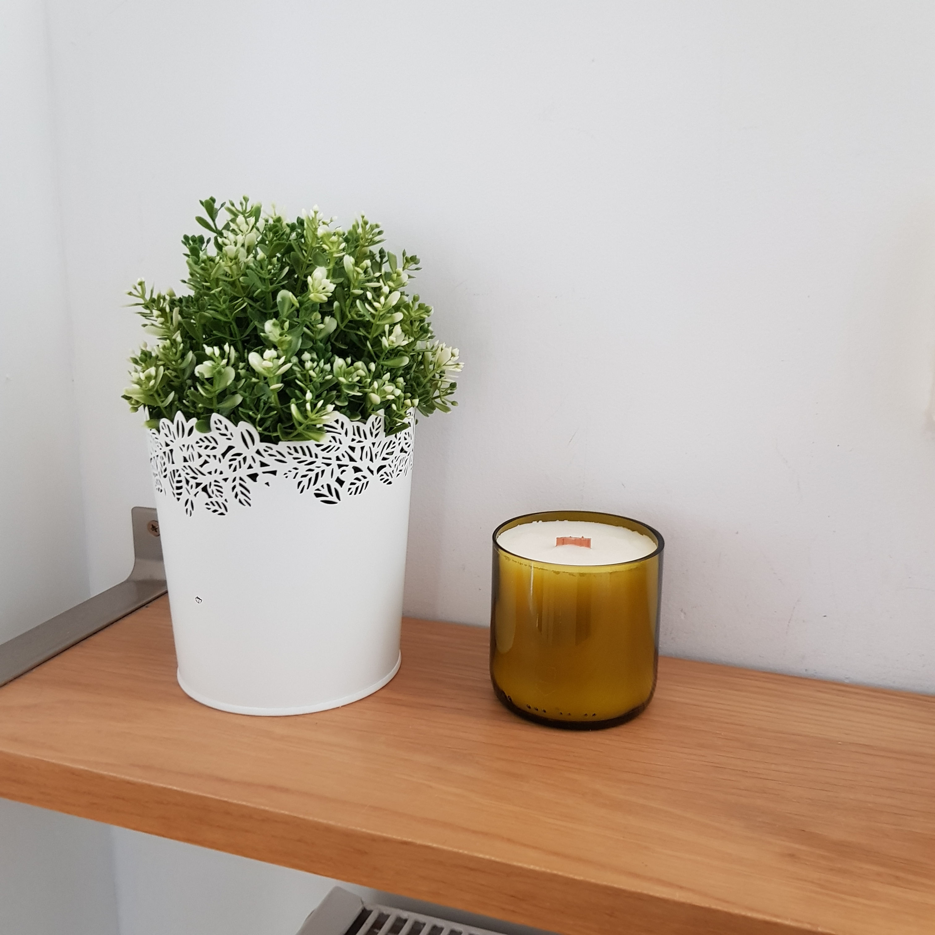 Original Tumbler Candle : Lily & White Rose