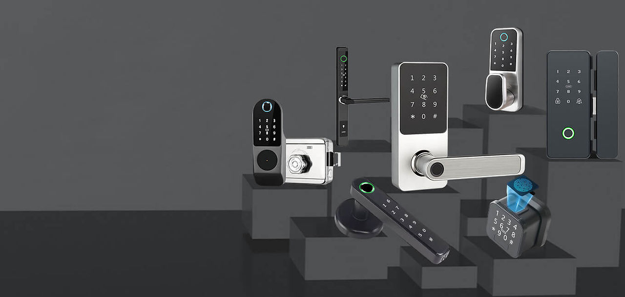 glass door lock