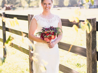 Orange and Red Fall Wedding